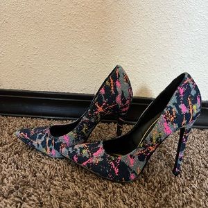 beautiful denim shoes size 7💙